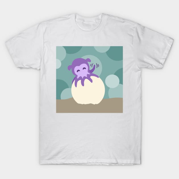 Flapjack Octopus T-Shirt by OctopodArts